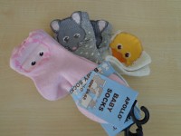 Babysöckchen für Mädchen "Tiere" im 3-er Set