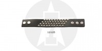 Lederarmband mit Nietenbesatz